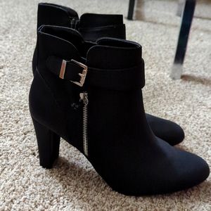 Unisa Black Heel Boots